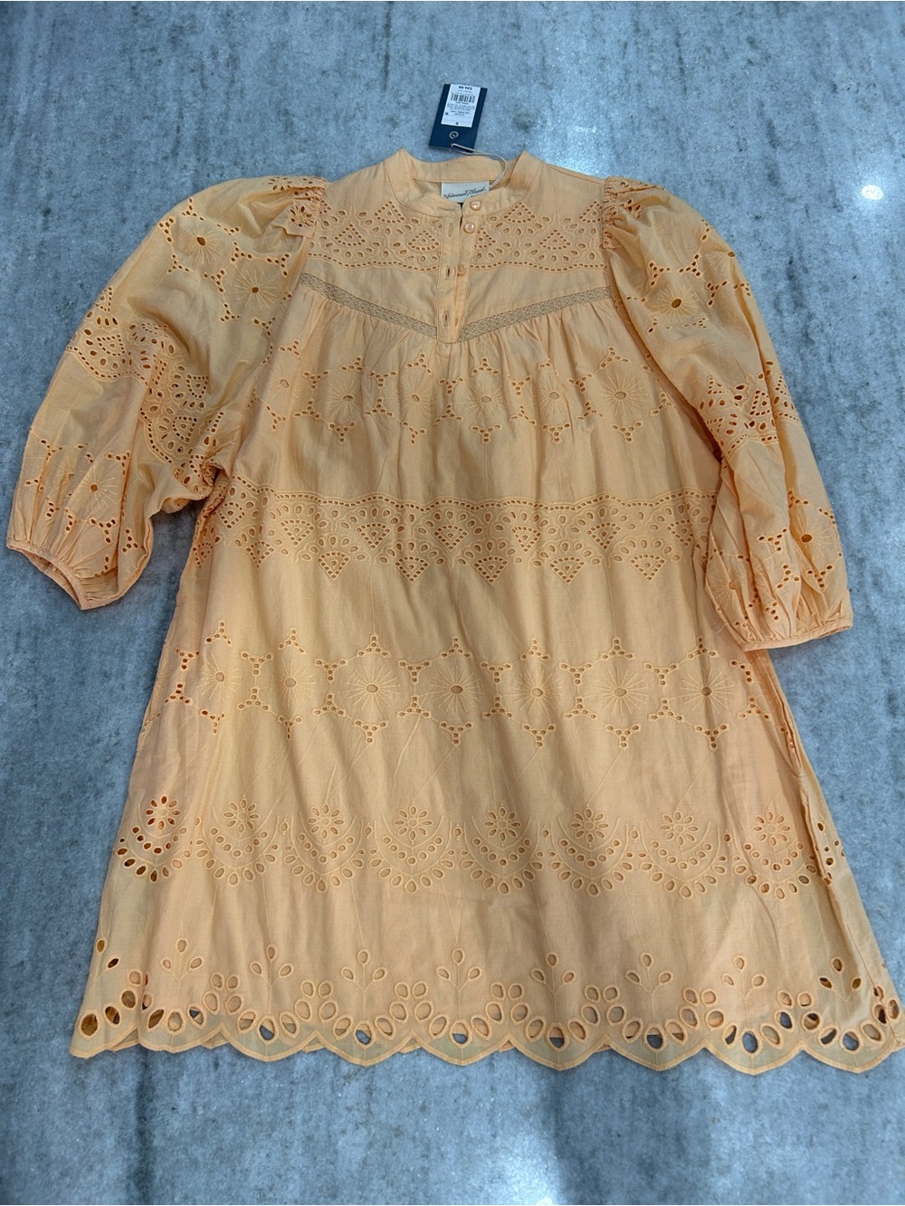 Universal Thread Eyelet Peasant Tunic Dress Size Small